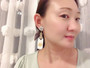 Beaded Champagne Bottle Earrings