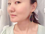 Beaded Teardrop Earrings
