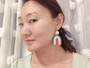 Boho Soft Clay Rainbow Earrings