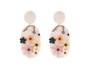 Boho Soft Clay Flowers Earrings
