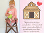 14" Organic Cotton Rattle Plush, Farm Cow