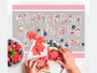 Alphabet Girls Vinyl Placemat