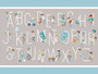 Alphabet Boys Vinyl Placemat