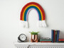 Big Boho Rainbow Felt Wall Decor