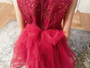 Floral Embroidery Tulle Sleeve Dress