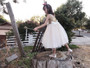 Gold Sparkle Bustier Tulle Dress