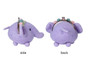 Felted Wool Sling Clutch: Hedgehog Elephant