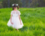 Lace Top White Tulle Dress