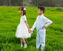 Lace Top White Tulle Dress