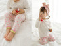 Cotton Leggings Cute Romance Ruffles Frills Apple Pink
