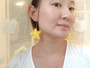 Felt Wool Yellow Star Earrings