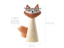 Fox Hare Felt Wood Stand