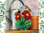 Floral Felt Birdhouse