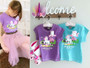 Organic Cotton T-Shirt and Pocket Unicorn
