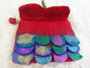 Felted Wool Owl Pouch