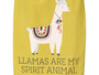Kitchen Tea Towel Llama