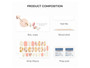 Pink Gold Gel Nail Art Stickers