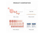 Pink Gold Gel Nail Art Stickers