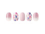 Nacre Blue Gel Nail Art Stickers