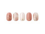 Peach Gold Gel Nail Art Stickers