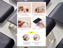 Marble Quartz Gel Nail Art Stickers