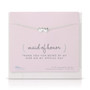 Maid of Honor Gifts Double Heart Necklace & Card