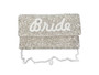 Bride Beaded Sparkle White Clutch