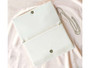 Bride Beaded Sparkle White Clutch