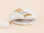 Mrs Bride Beaded Sparkle White Pouch