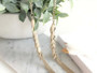 Multi Strand Chains Opera Leaf Petals Necklace