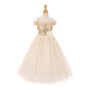 Sparkle Drop Shoulder Tulle Gown
