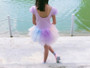 Lilac Ballet Tutu Dress, 3 Color Bows