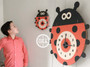 Wood Dog Pendulum Wall Clock