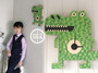 Wood Dog Pendulum Wall Clock