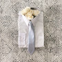 Boys Clip-on Solid Gray Necktie
