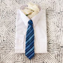 Boy Husky Plus Size 7-piece Suit, Navy
