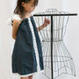 Navy Lace Cotton Dress Size