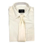 Boy Shirt and Tie Regular Fit, Black Gray White