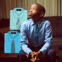 Boy Shirt and Tie Regular Fit, Blue