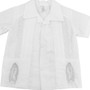 Baby to Teen Guayabera Virgen Shirt Pant Set, White