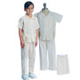 Baby to Teen 3-piece Guayabera Virgen Shirt Shorts Pants Set, Ivory