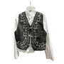 6-piece Black Charro Mariachi Suit with Sombrero Hat