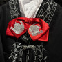 6-piece Black Charro Mariachi Suit with Sombrero Hat