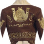 6-piece Brown Charro Mariachi Suit with Sombrero Hat