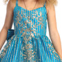 Aurora Turquoise Sparkle Princess Bow Ballgown