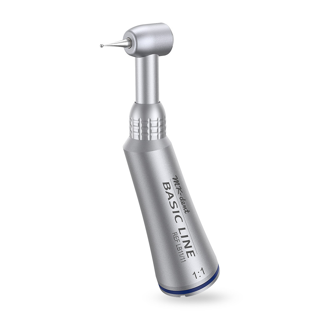 Basic Line - Blue Contra Angle handpiece 1:1 - Novae Team