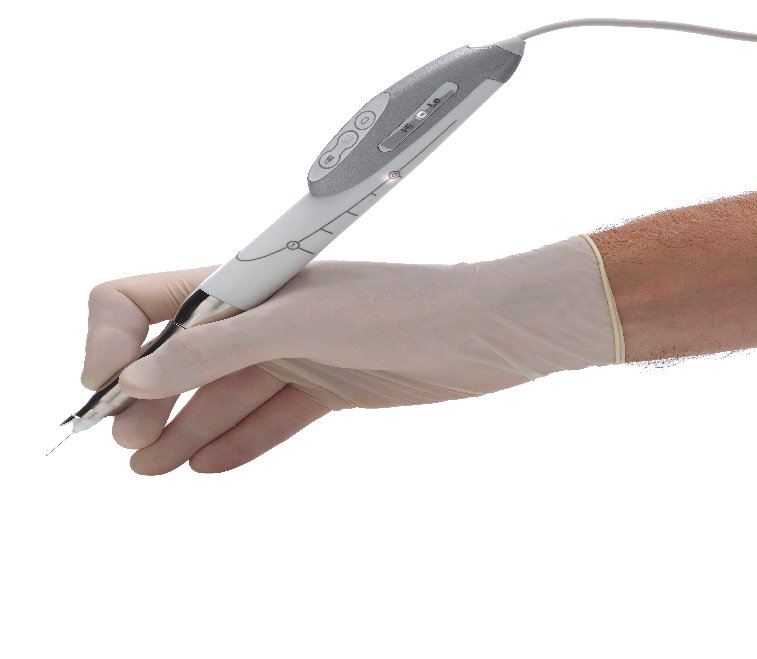 A person holding a knife</p><p>
			Description automatically generated with low confidence