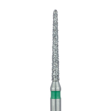 Fraise Diamantée Dentaire FG Z881/014M Cylindre Bout Rond Grain Moyen - Neuf