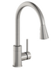 Elkay LKAV3031LS Avado Single Hole Kitchen Faucet with Pull-down Spray and Forward Only Lever Handle Lustrous Steel