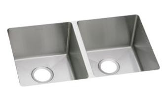 Elkay EFRU3118DBG, Residential Sink, Double Bowl, Undermount, Stainless